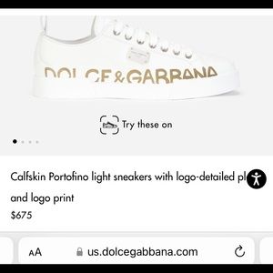 Authentic Dolce and Gabbana Sneakers